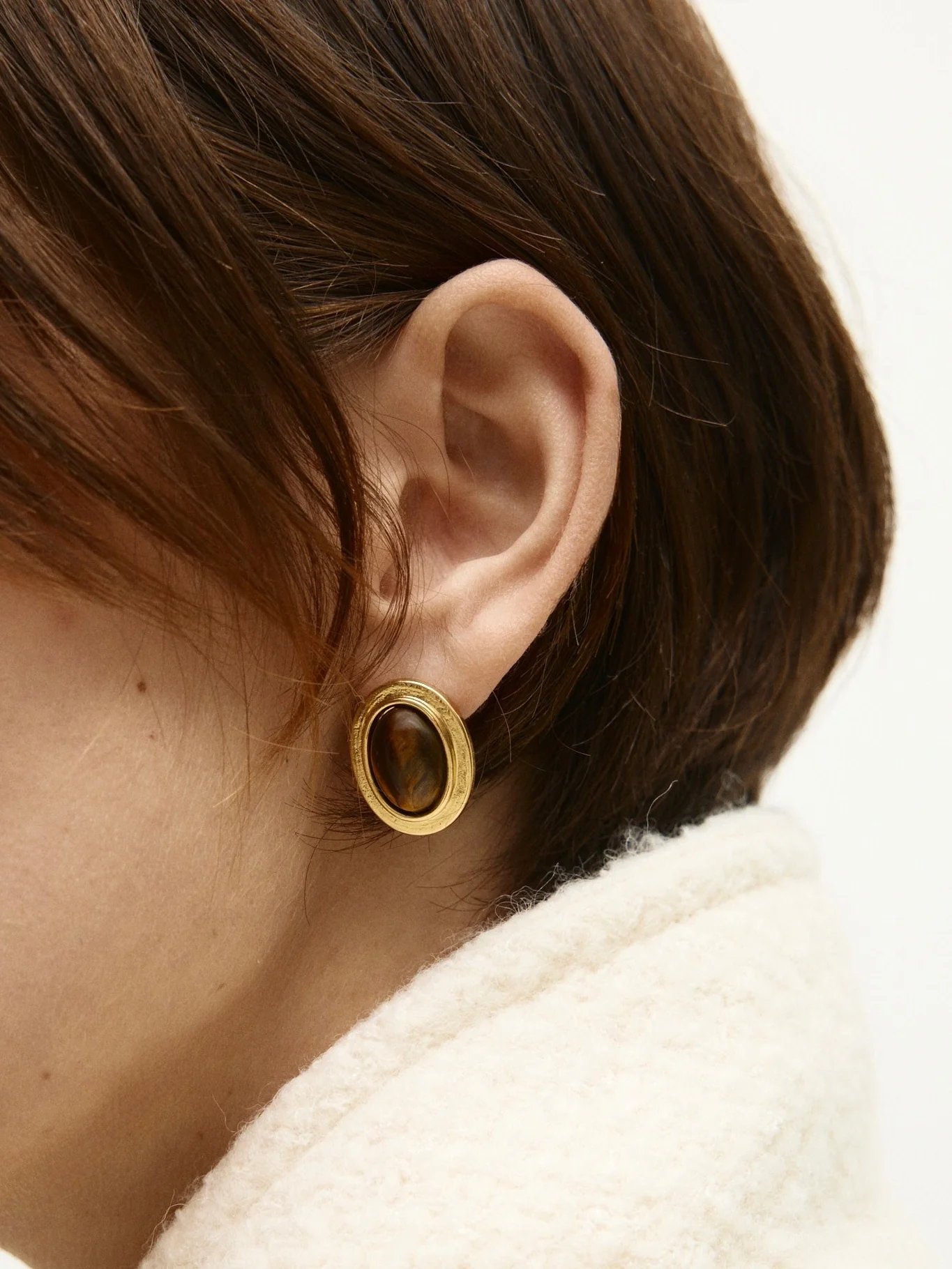 Aurora Oval Earrings - Image 2