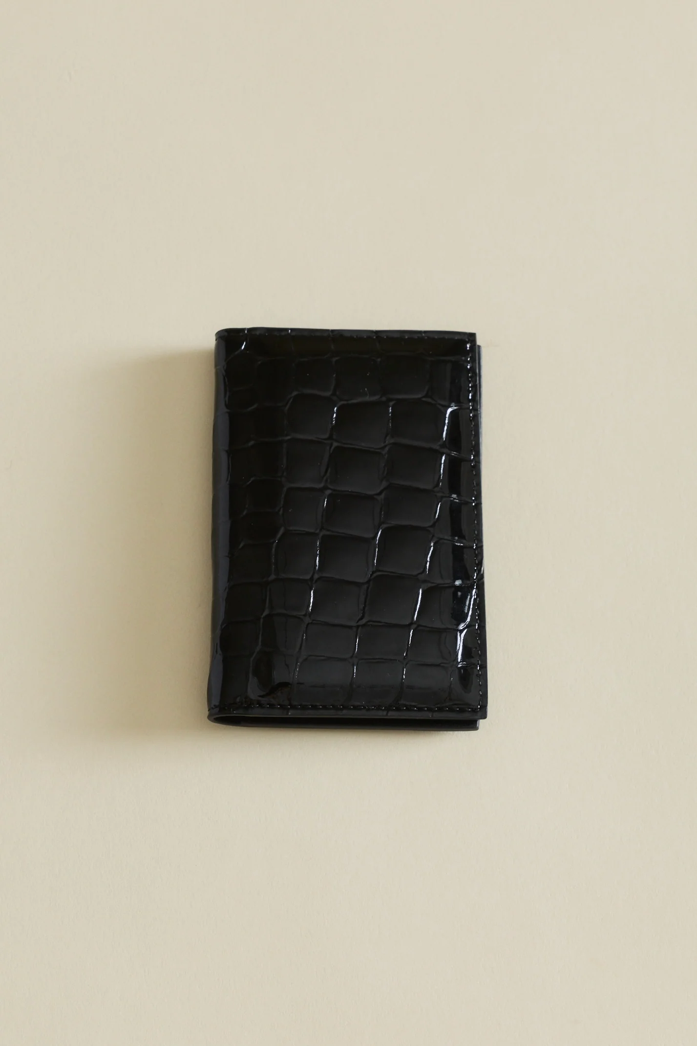 Black Croc Embossed Wallet - Image 3