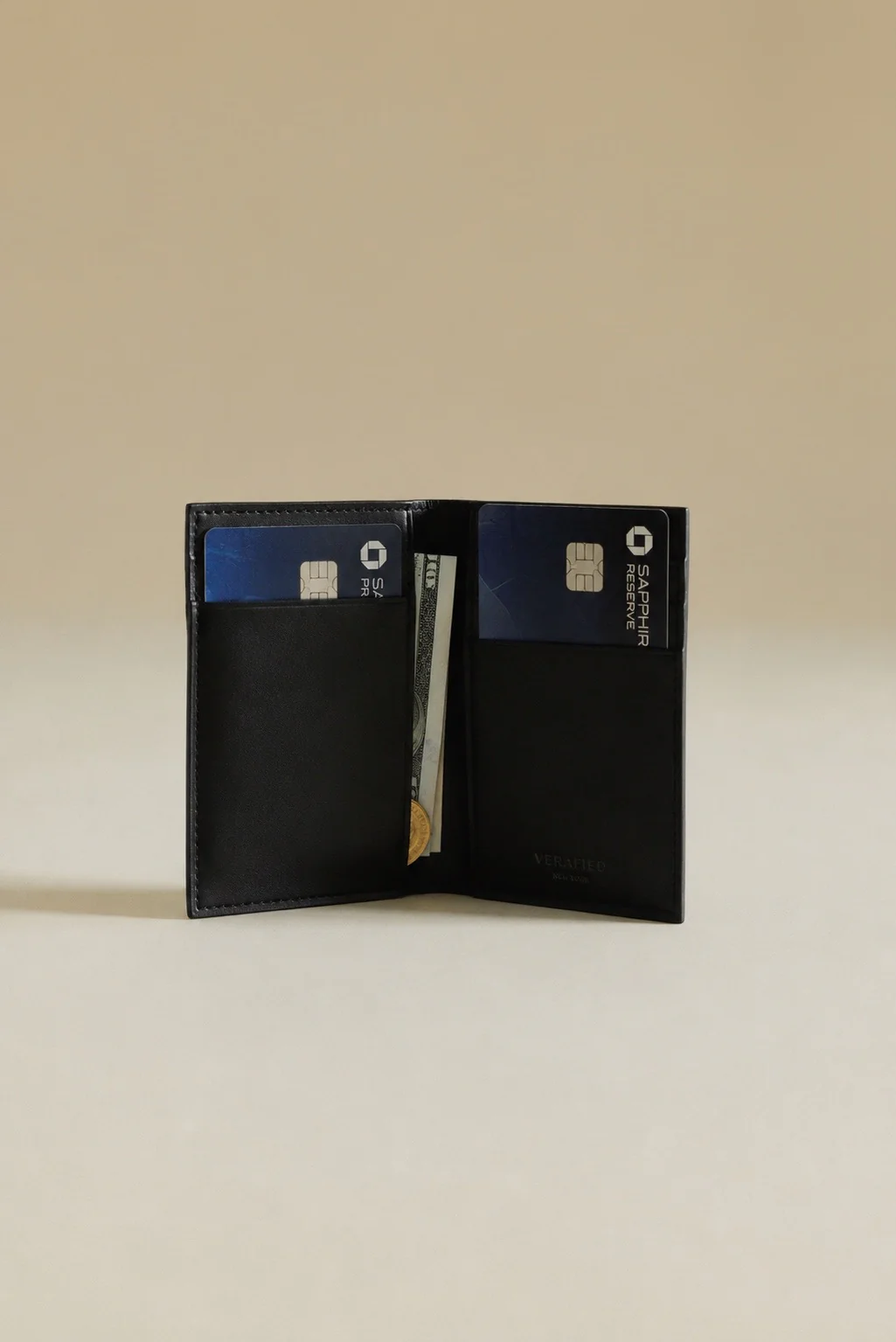 Black Croc Embossed Wallet - Image 4