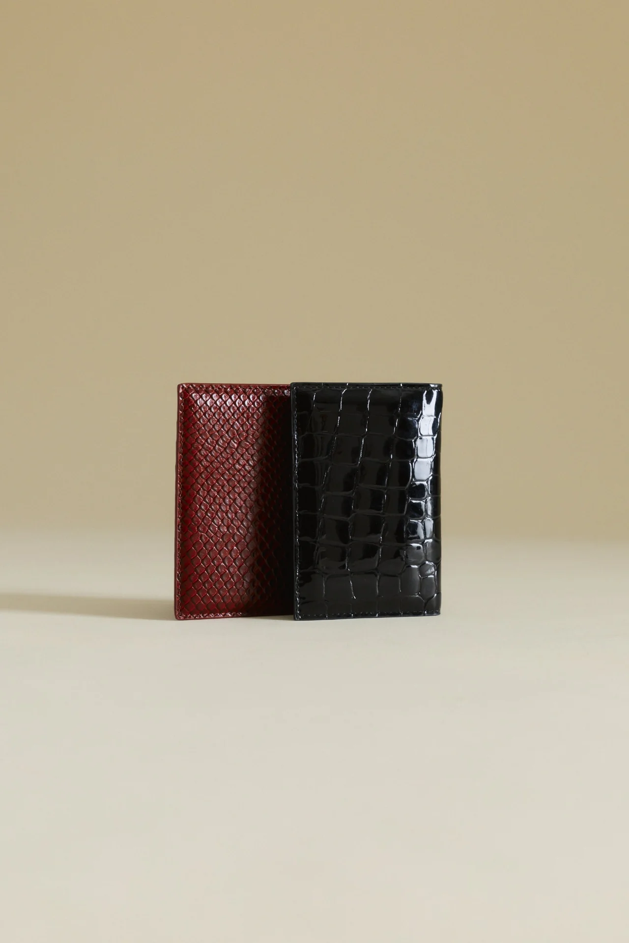 Black Croc Embossed Wallet - Image 6