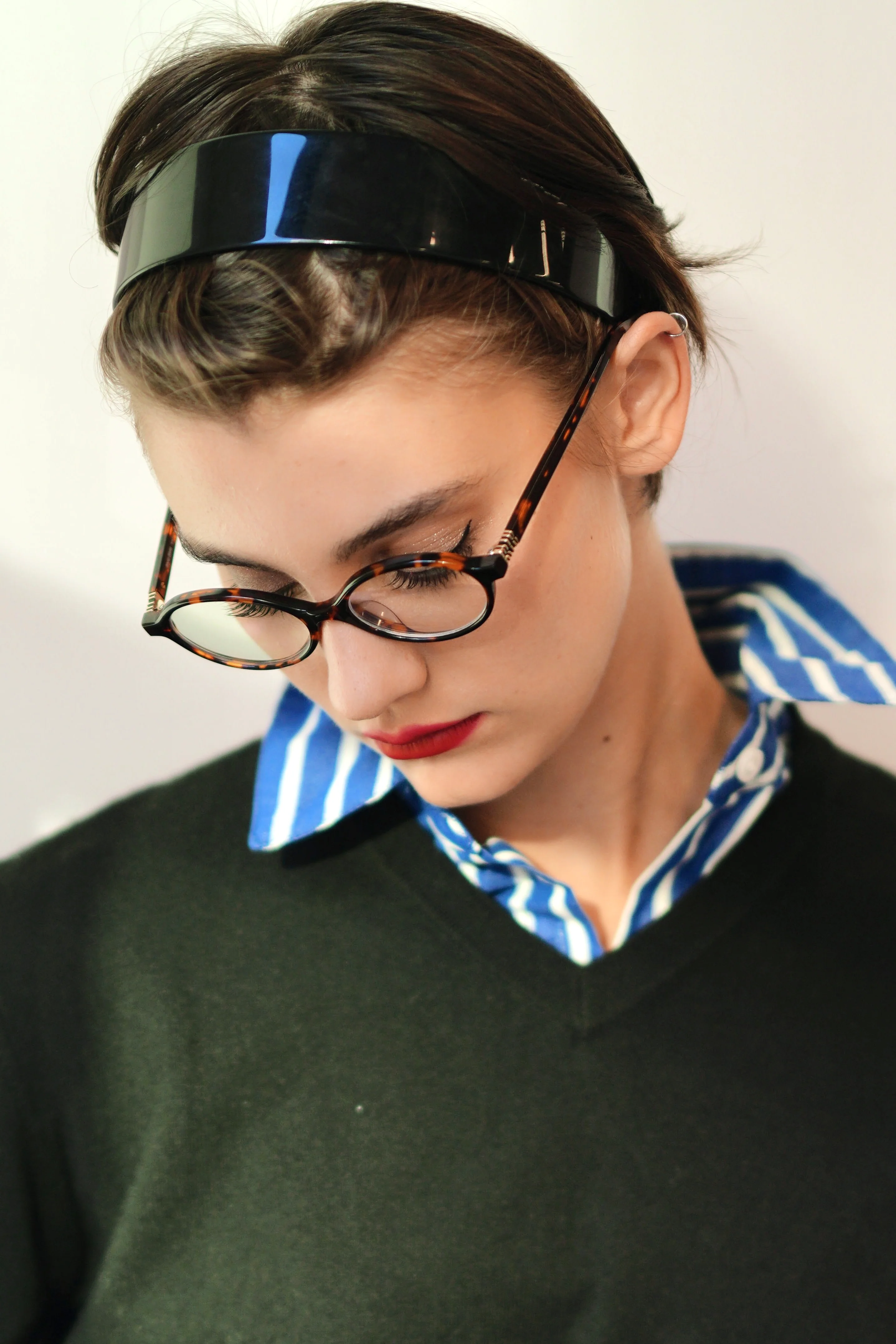 Black Wide Headband - Image 3
