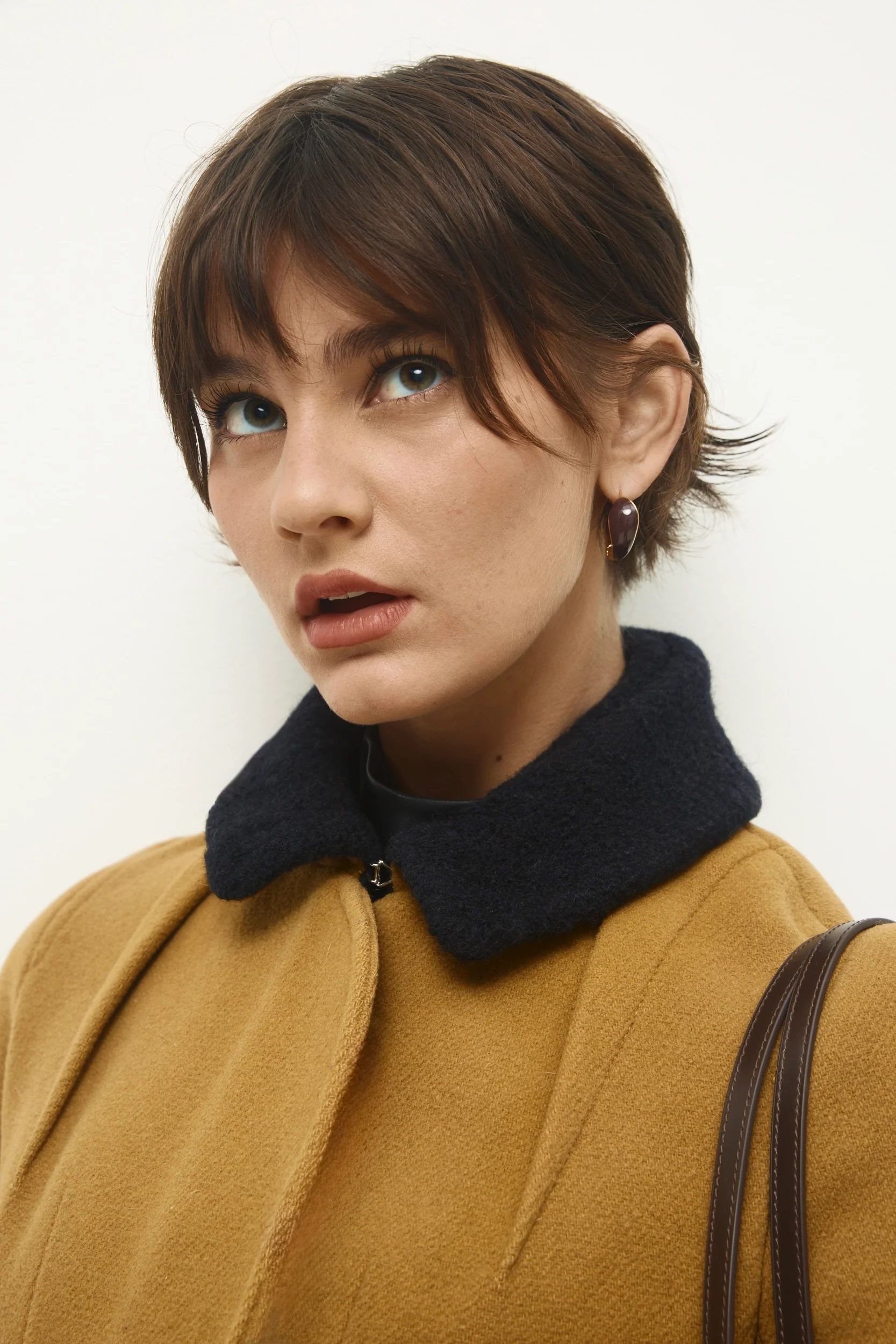 Chocolate Orbit Hoop Earrings - Image 7