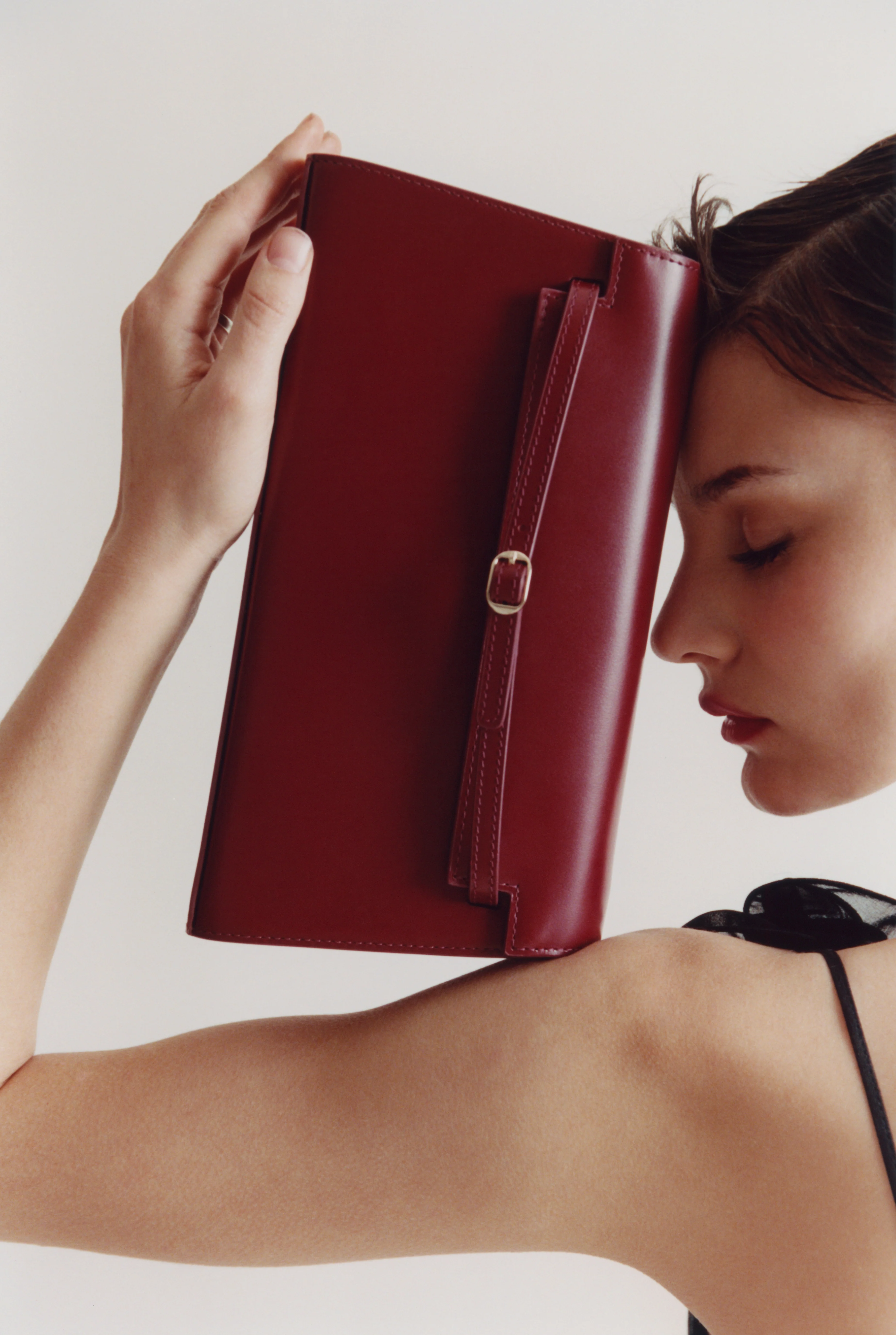 Dark Cherry Shoulder Bag - Image 11