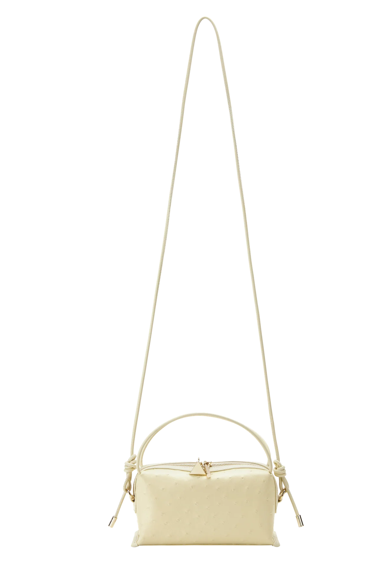 Butter Ostrich Café Mini Bag - Image 6
