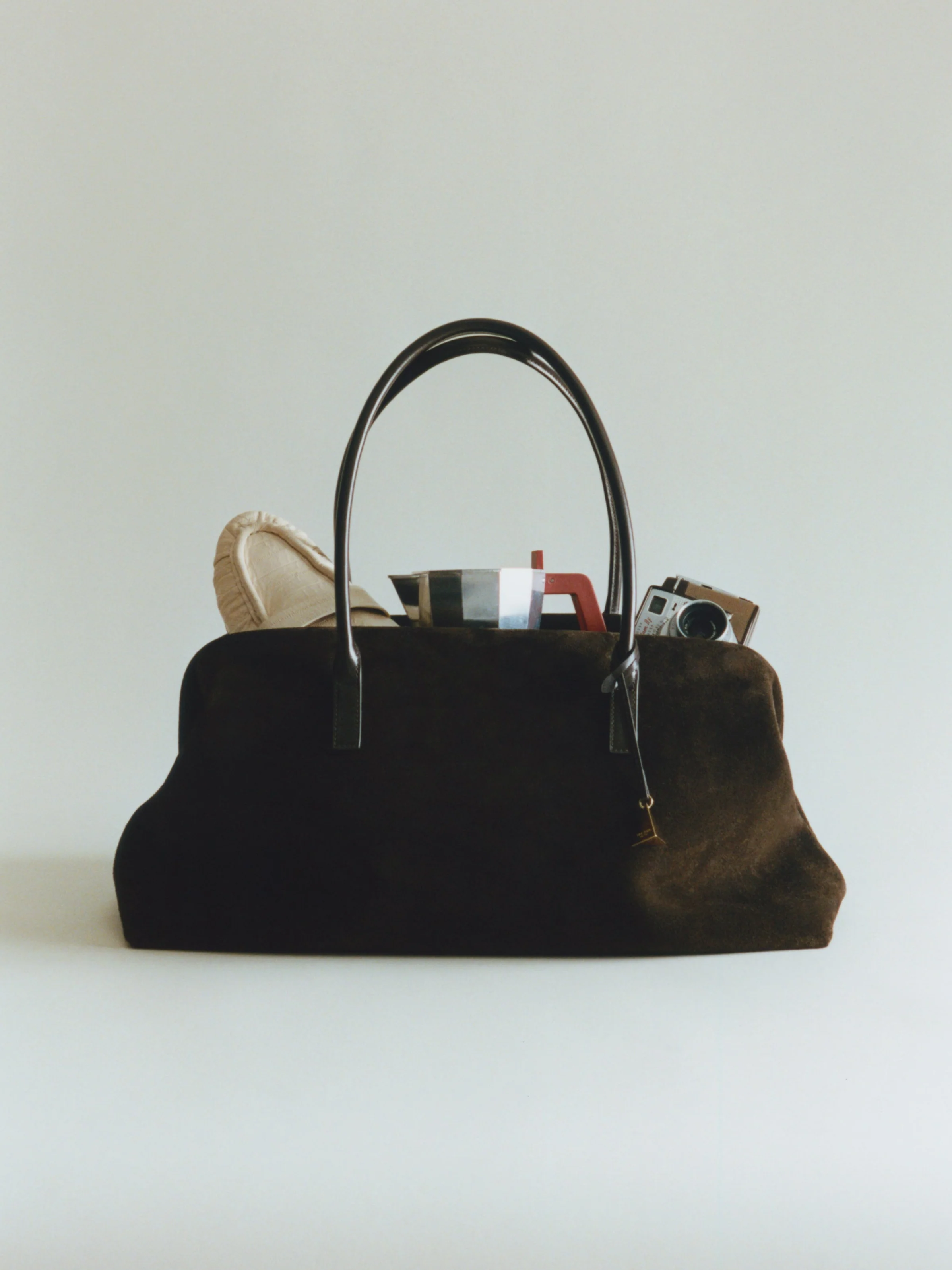Espresso Suede Club Bag - Image 10