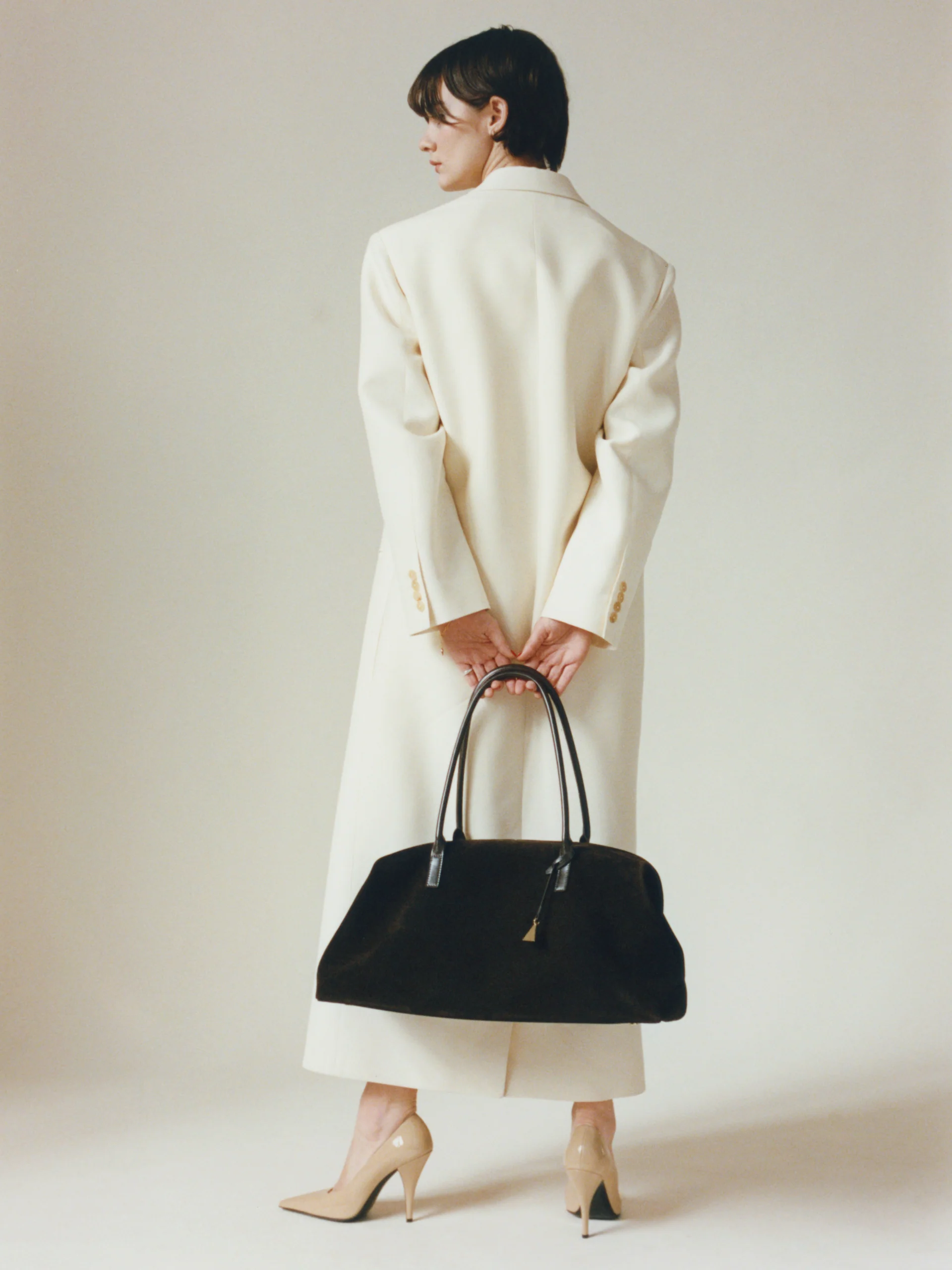 Espresso Suede Club Bag - Image 11