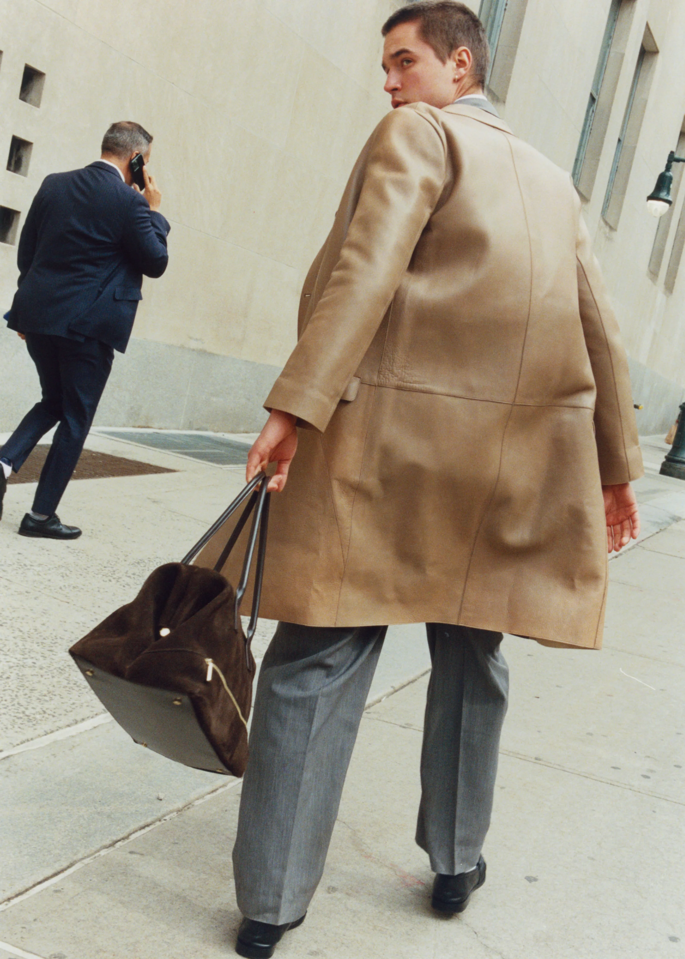 Espresso Suede Club Bag - Image 14