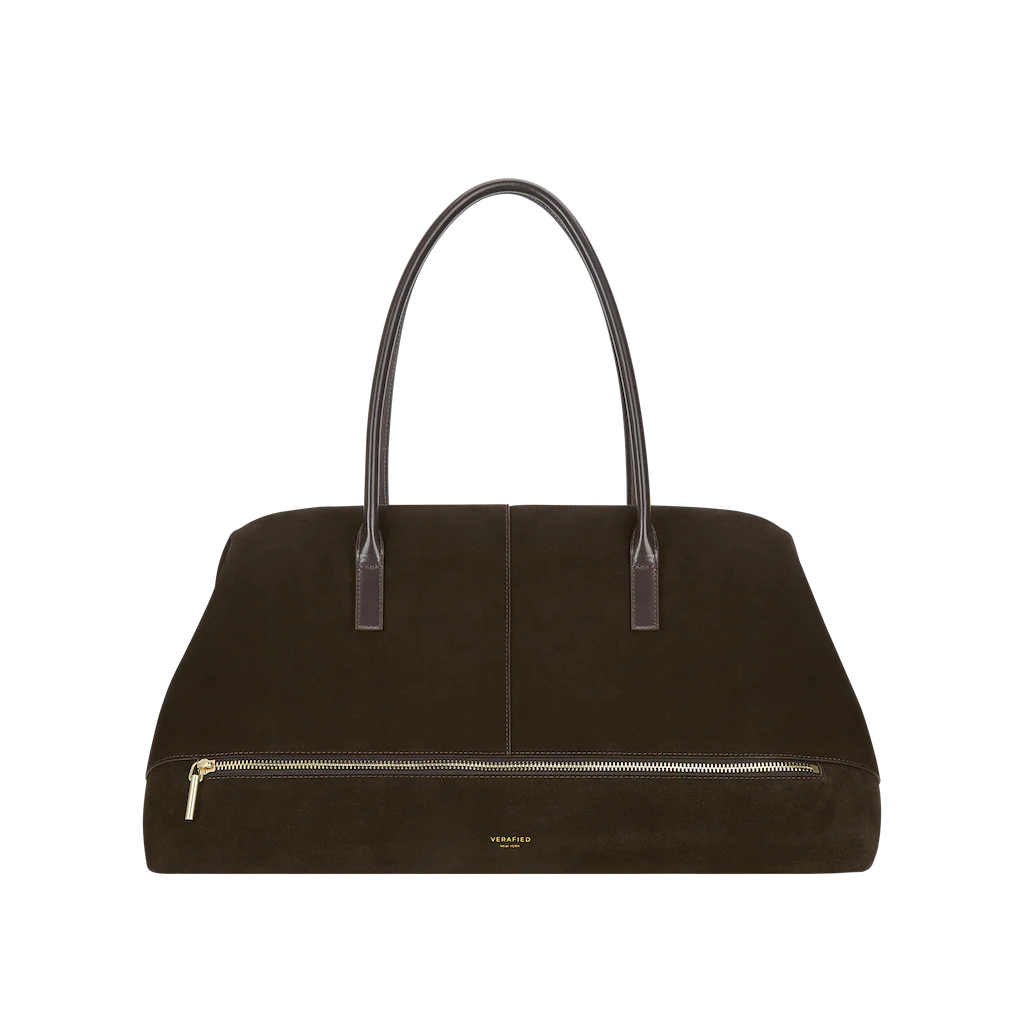 Espresso Suede Club Bag - Image 3