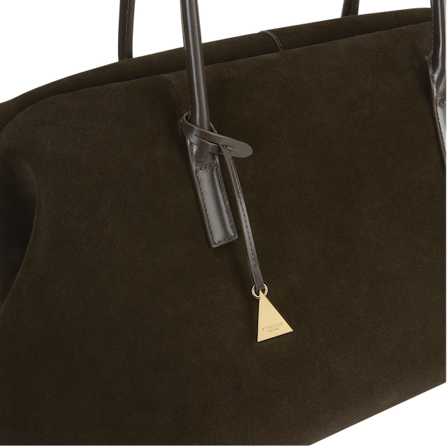 Espresso Suede Club Bag - Image 6