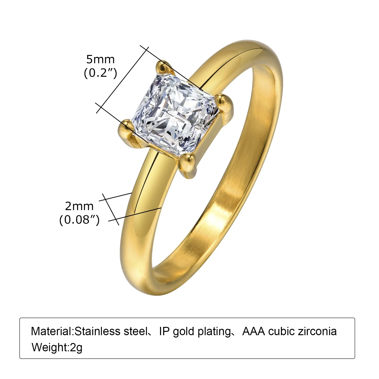 Charlotte Square Ring - Image 4