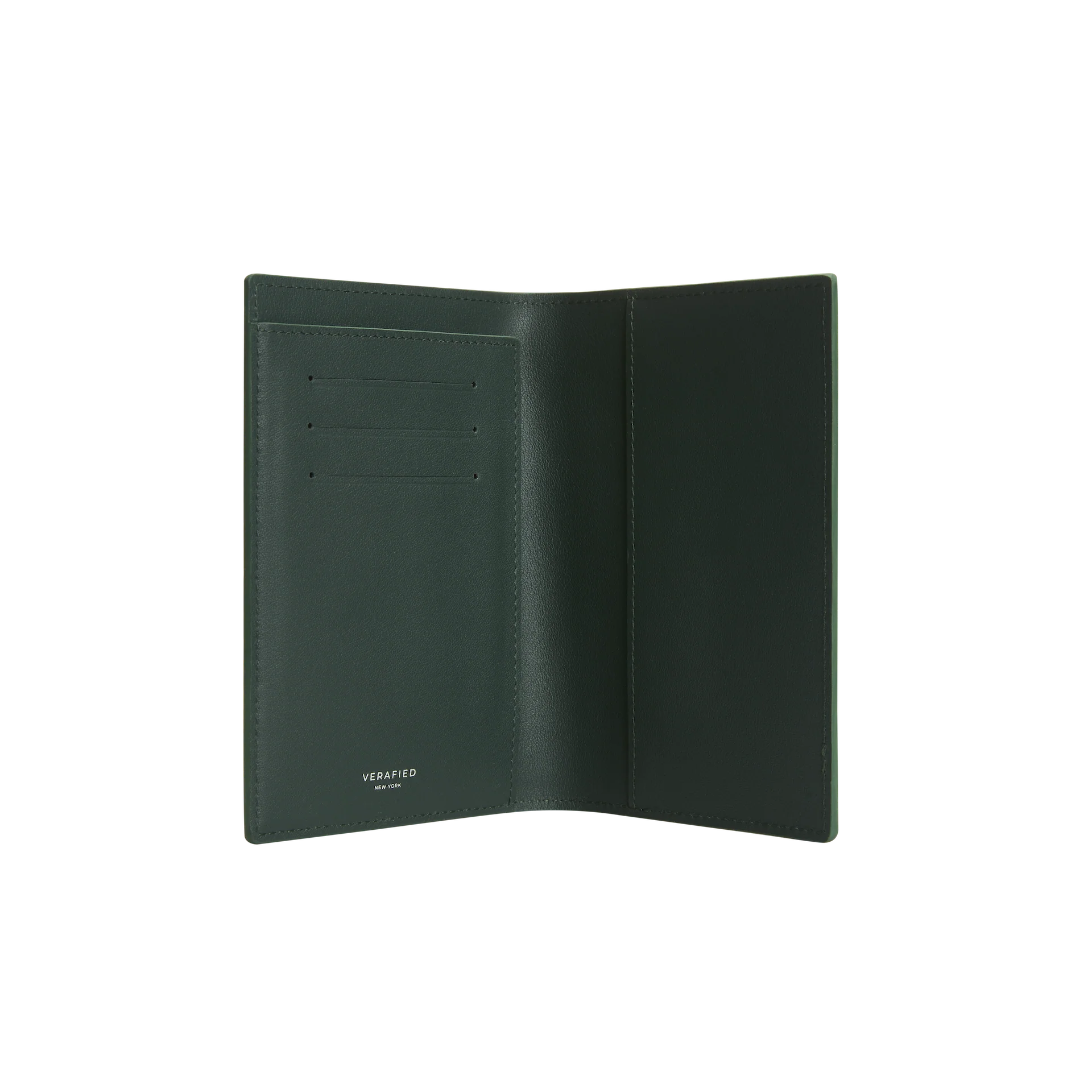Emerald Croc Embossed Passport Cover - Image 3