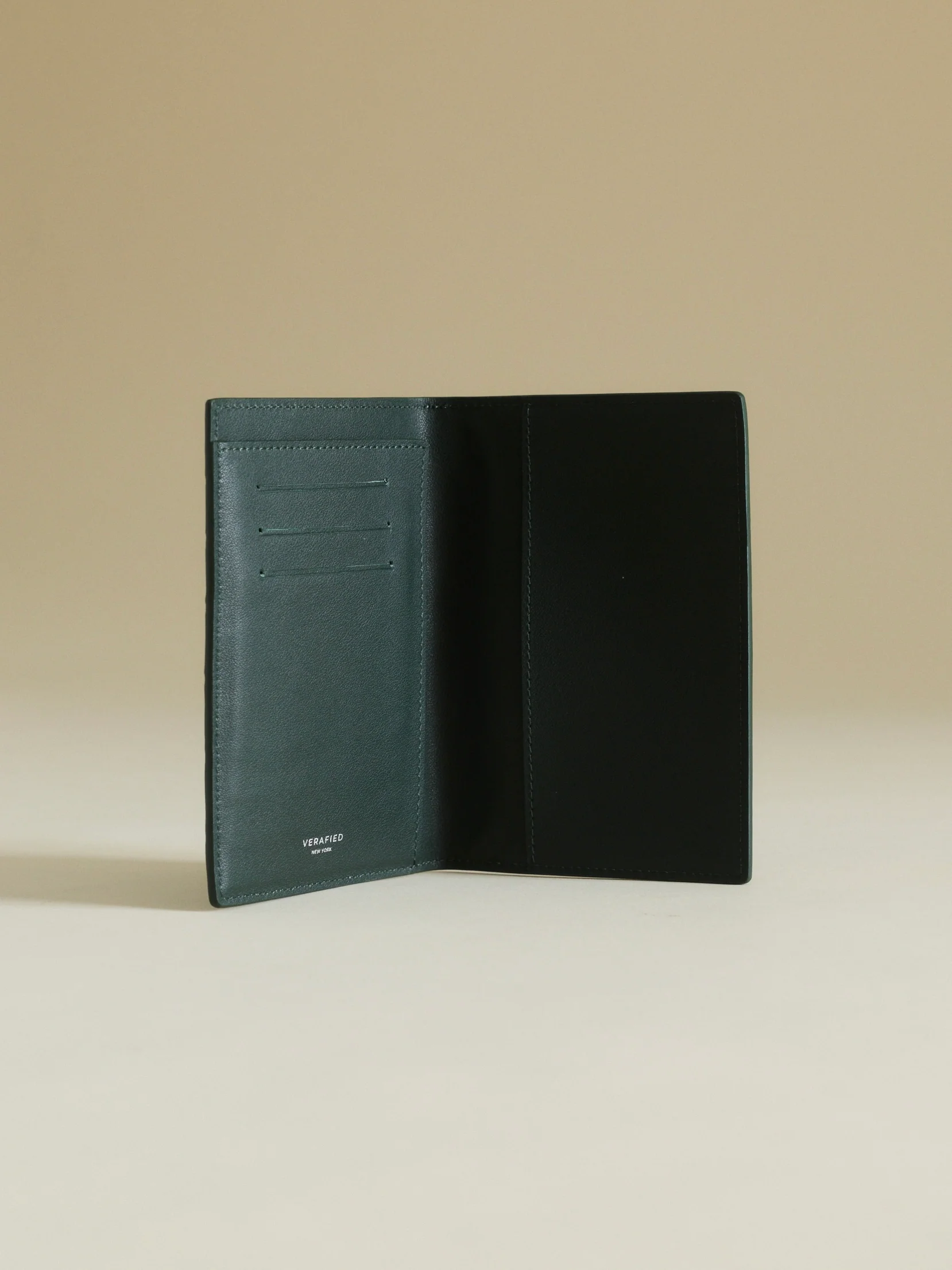 Emerald Croc Embossed Passport Cover - Image 5