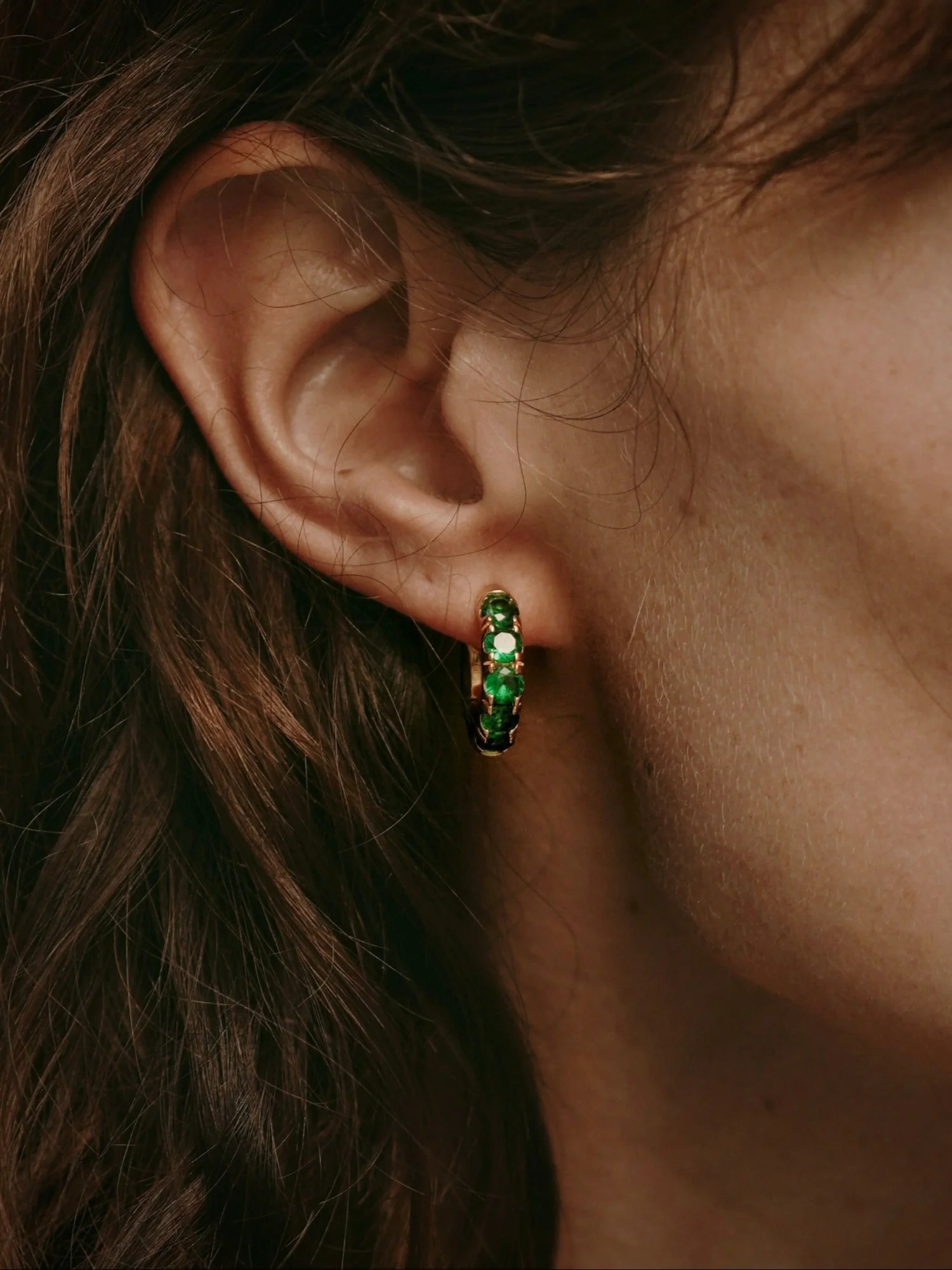 Emerald Hoops - Image 2