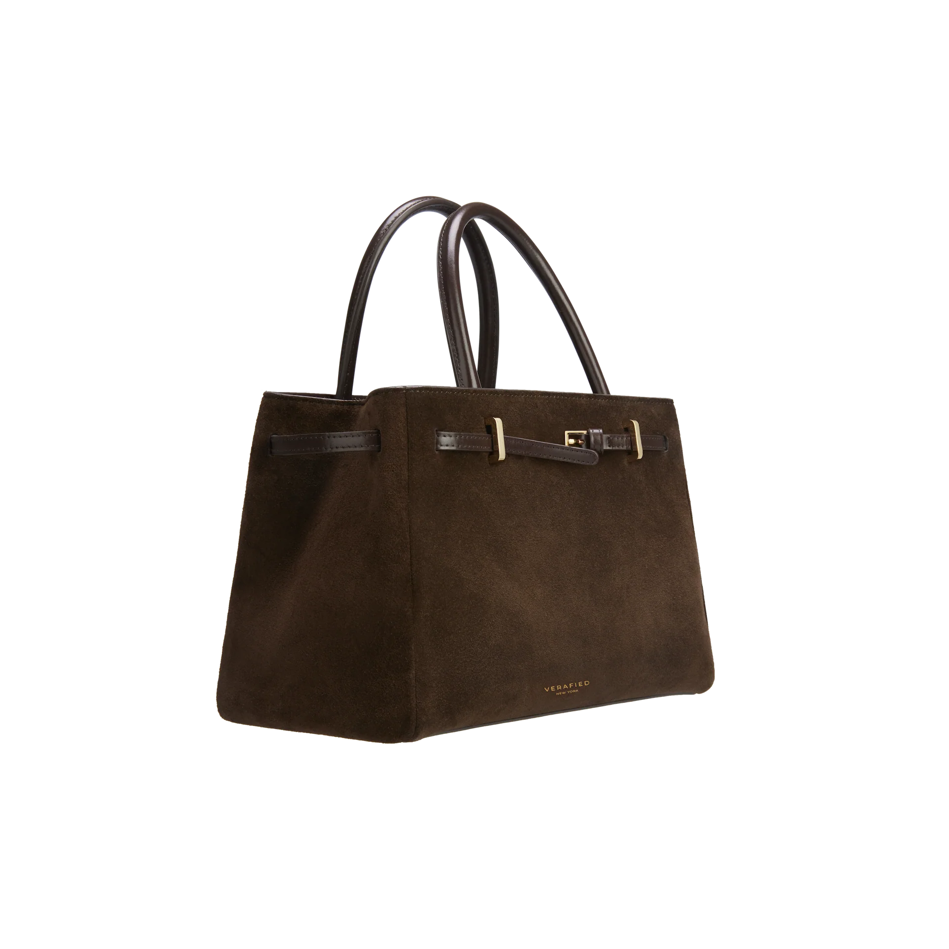 Espresso Suede Book Tote Bag 25 - Image 3
