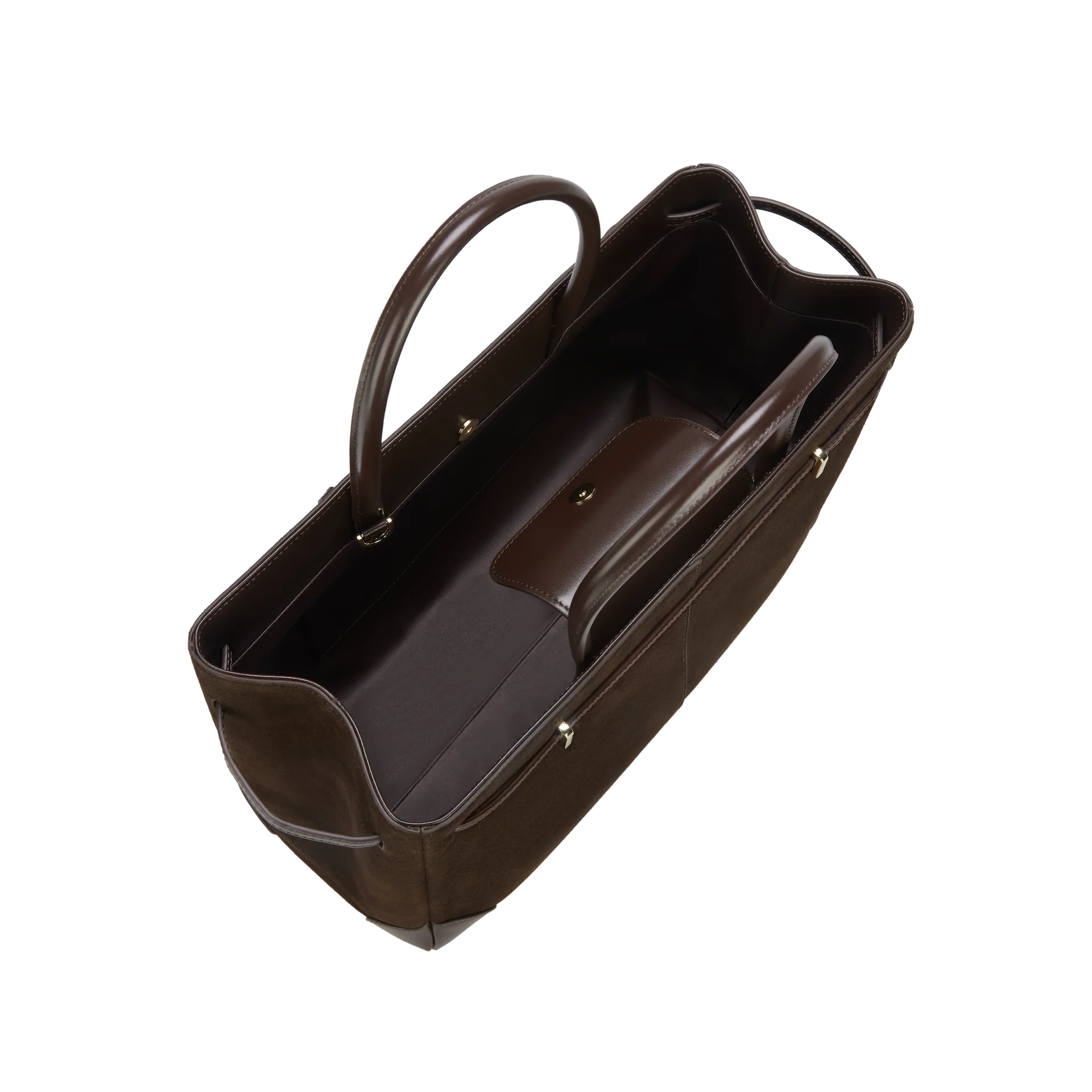 Espresso Suede Book Tote Bag 33 - Image 5