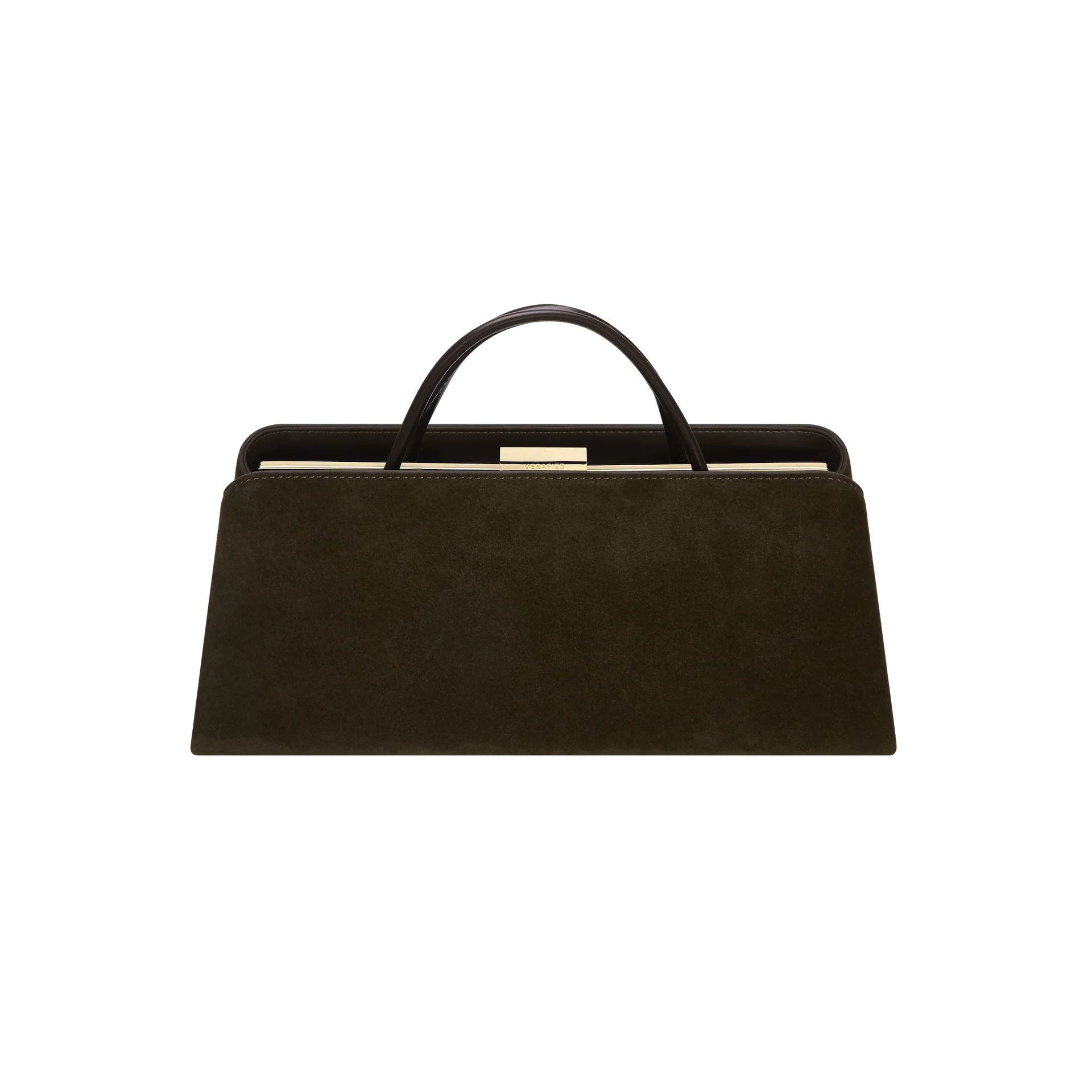 Espresso Suede Éclair Bag - Image 5