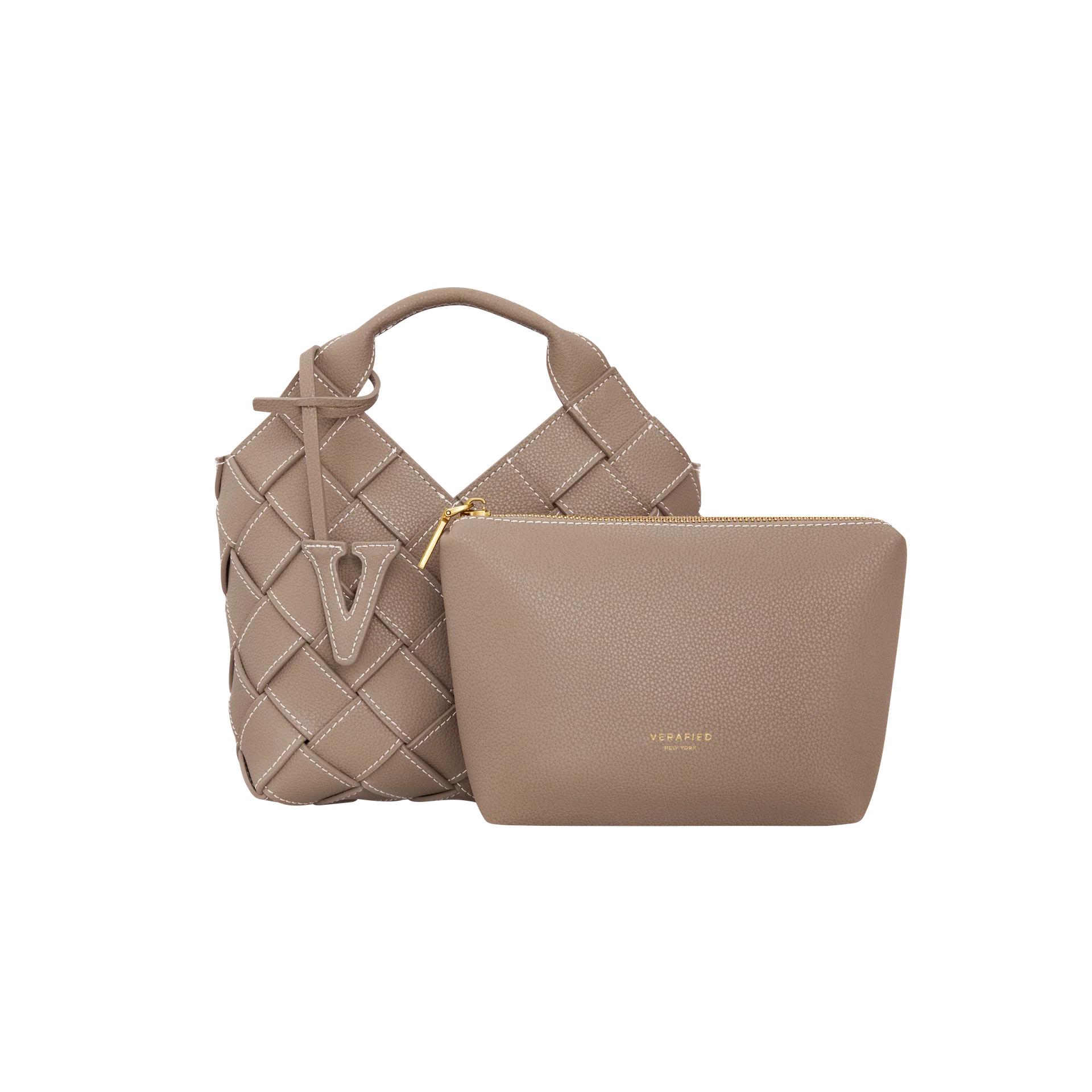 Etoupe Woven Basket Bag - Image 4
