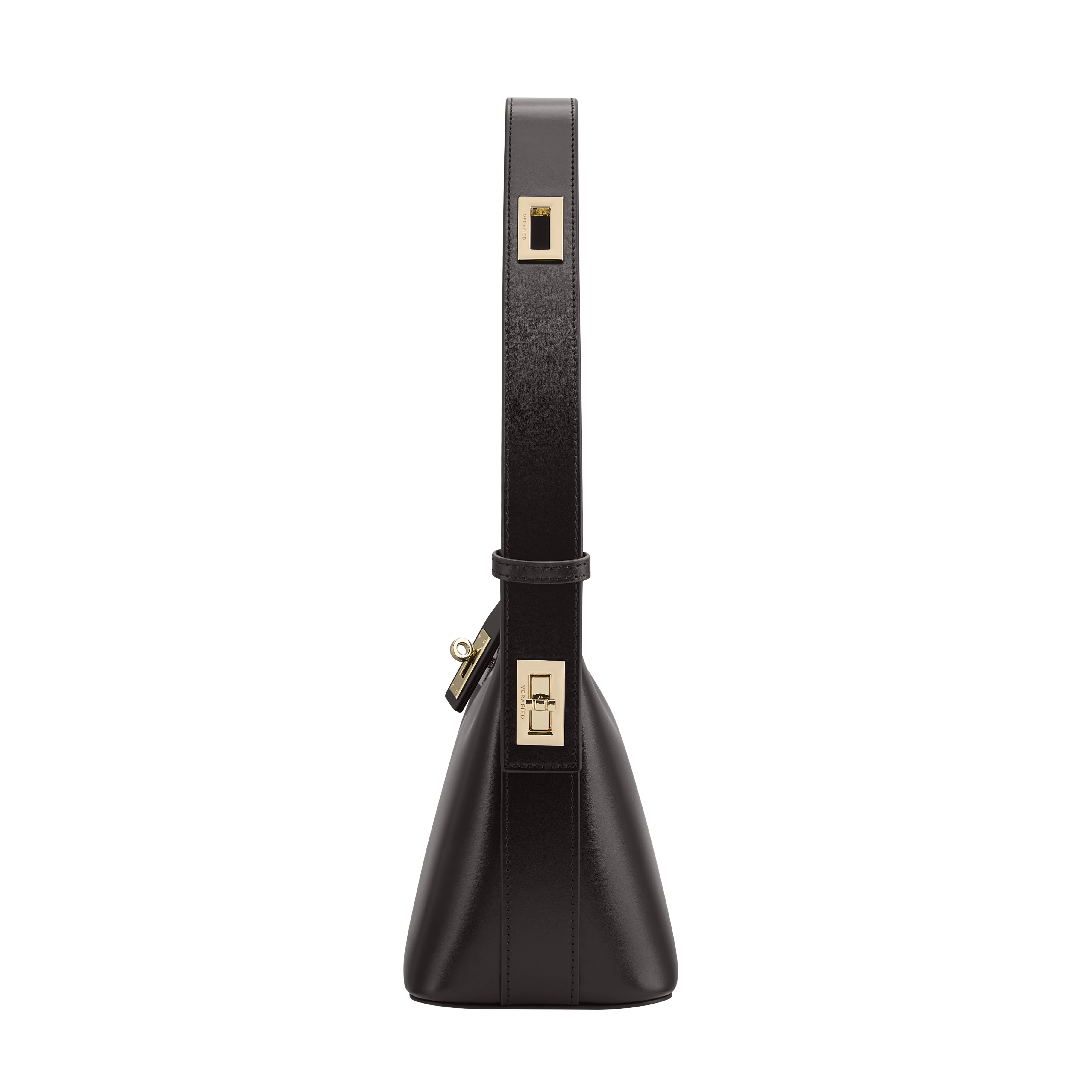 Gold Chocolate Hobo Bag - Image 4
