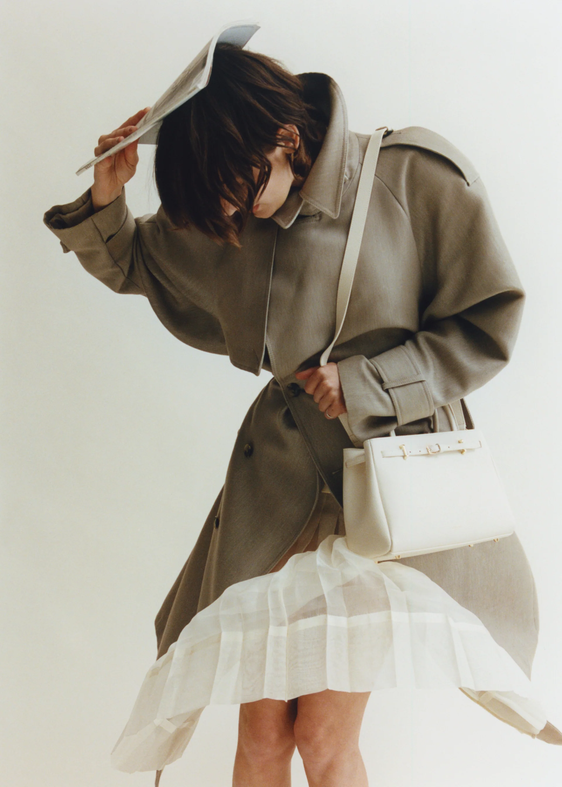 Ivory Togo Book Tote Bag 25 - Image 13