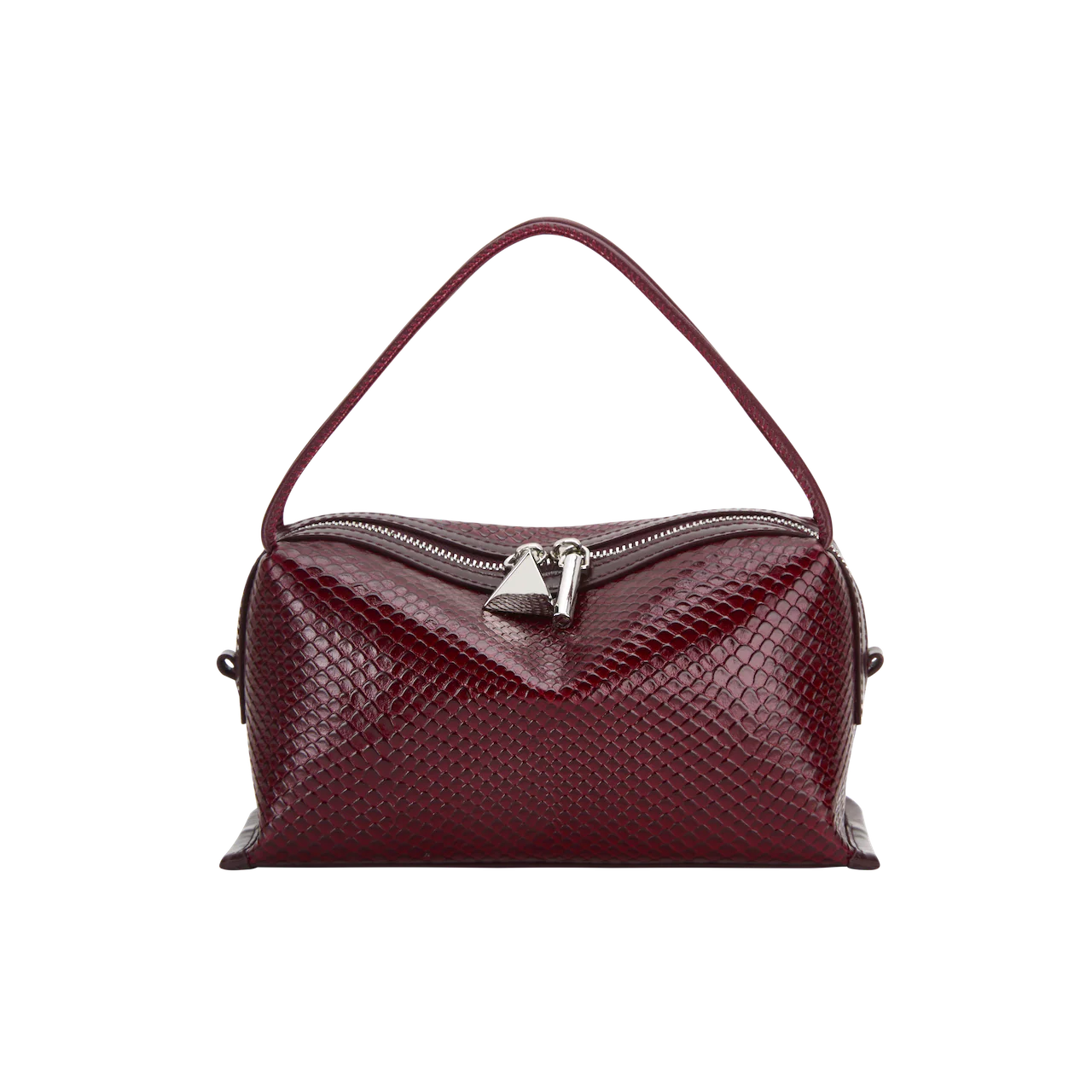 Maroon Python Café Mini Bag - Image 4