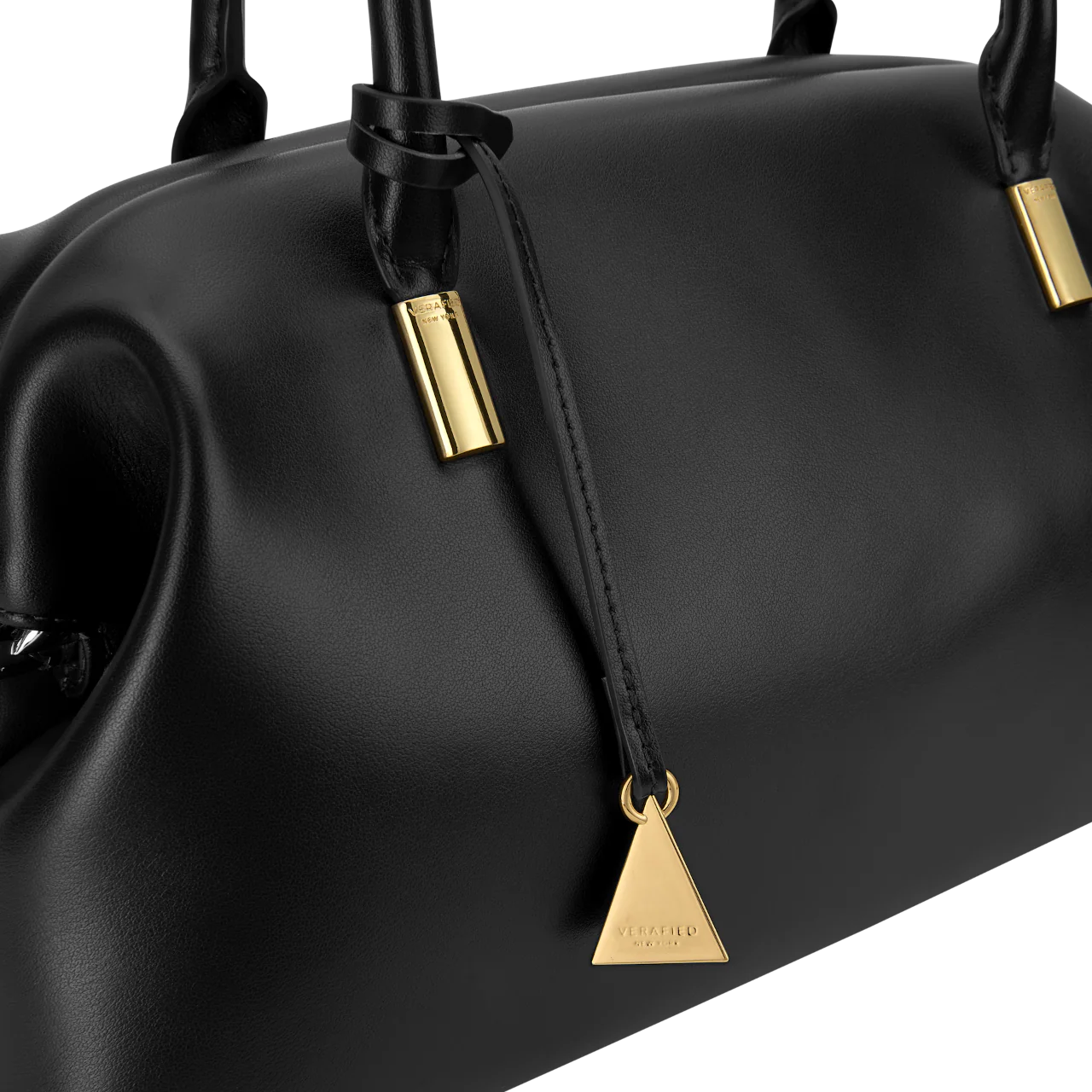Medium Black Club Bag - Image 6