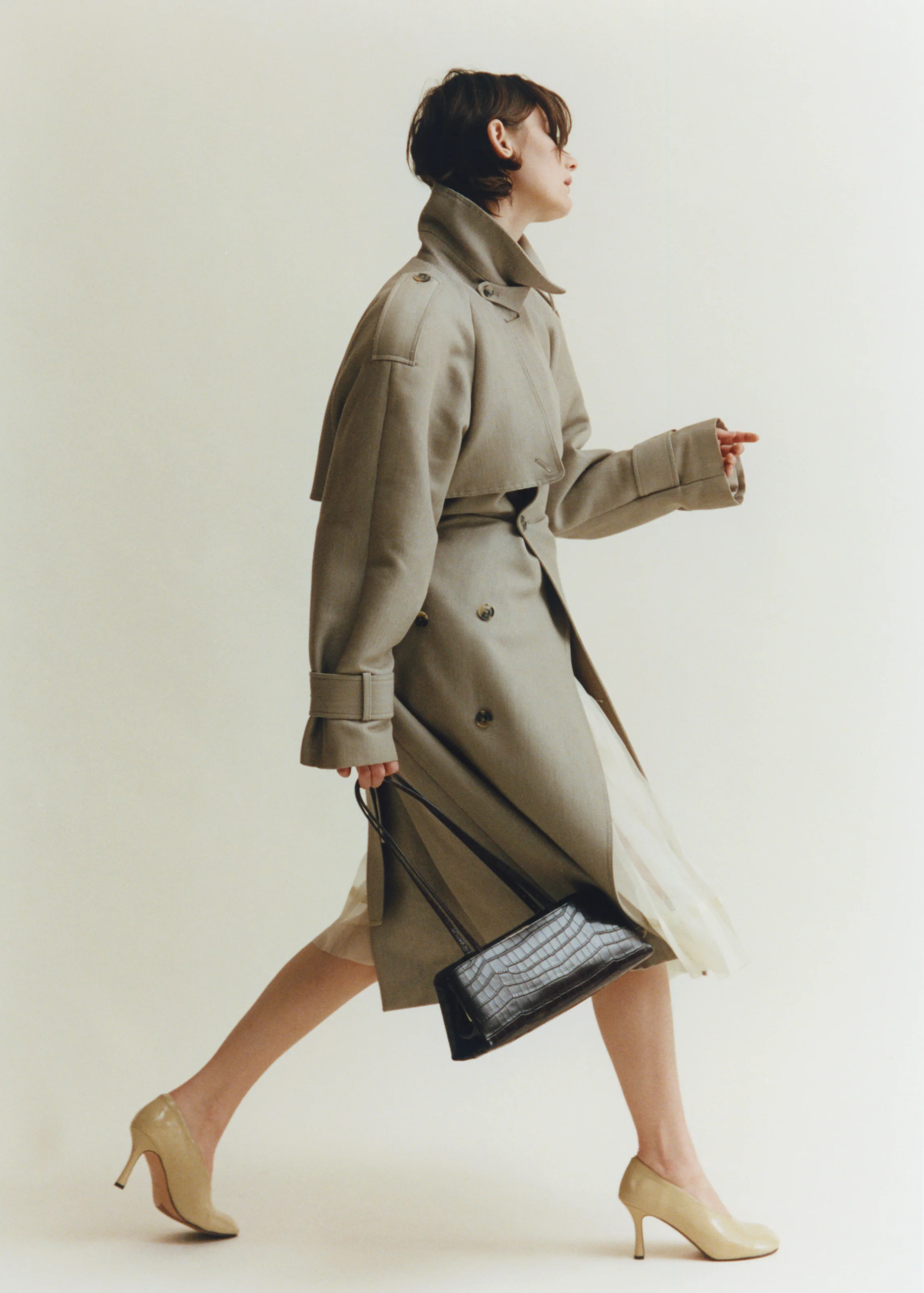 Mocha Croc Éclair Bag - Image 12