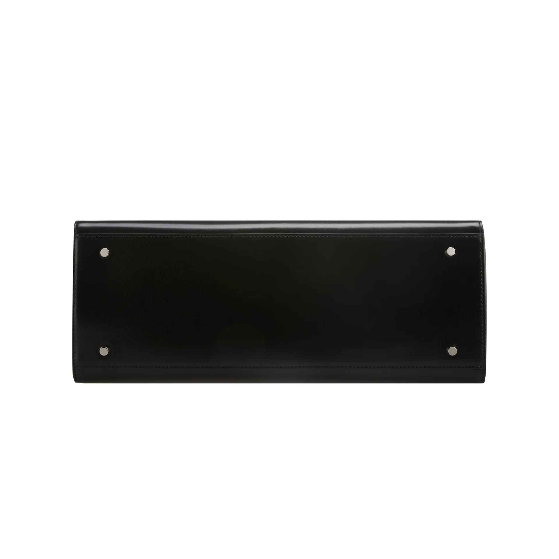 Noir Leather Book Tote Bag 33 - Image 4