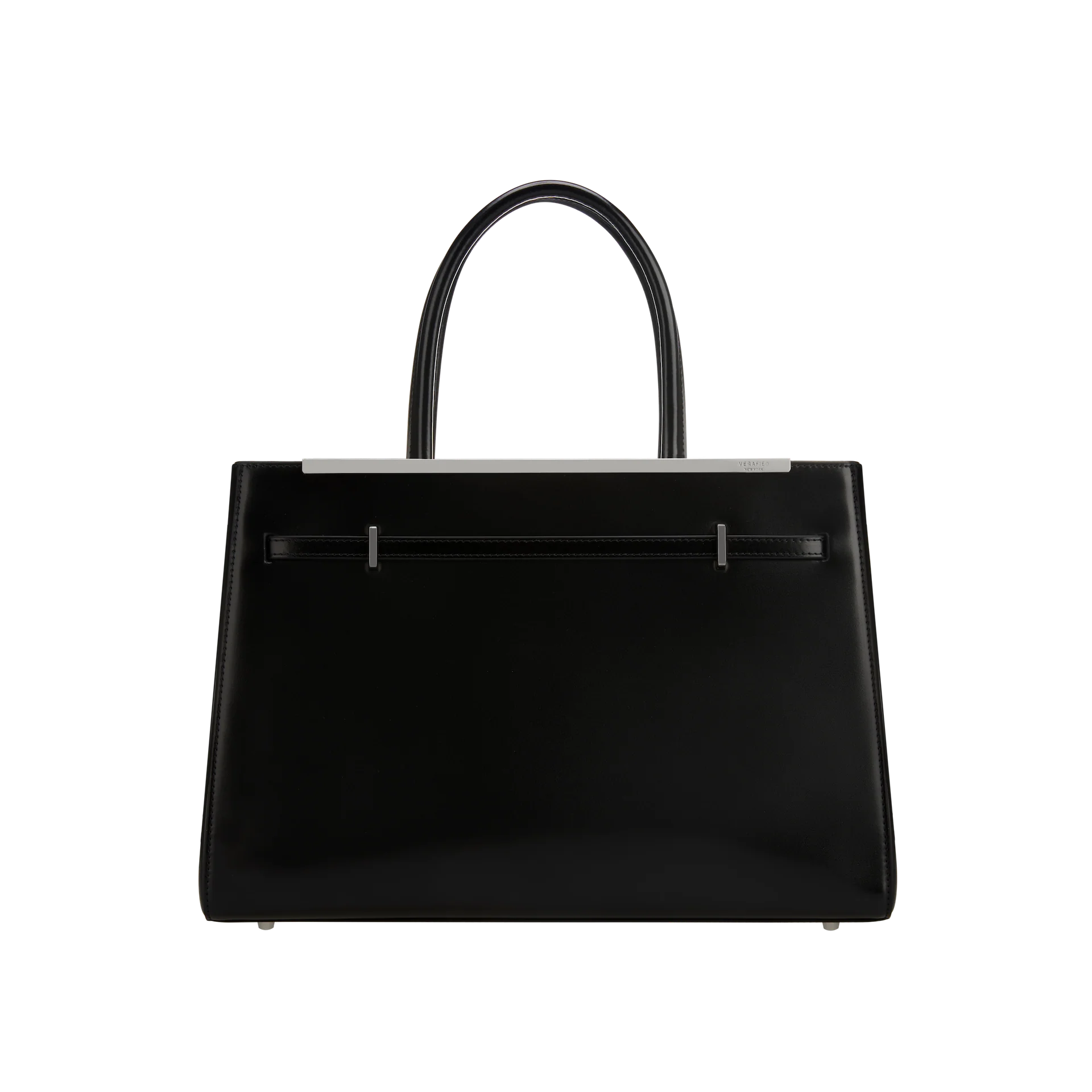 Noir Leather Book Tote Bag 33 - Image 7