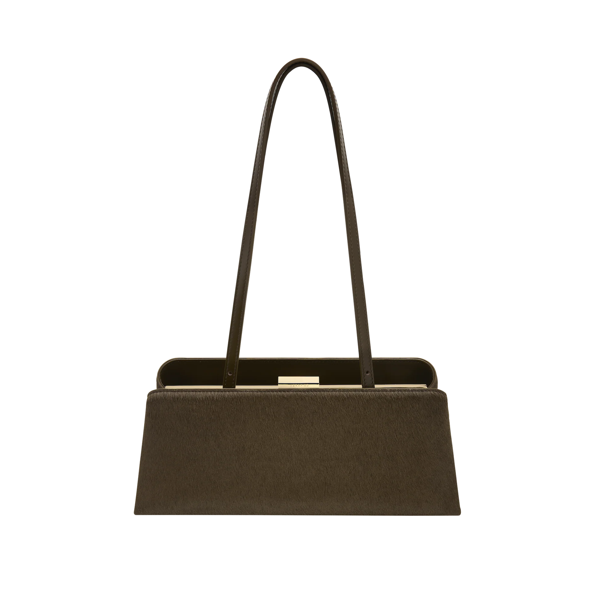 Olive Calf Hair Éclair Bag - Image 3