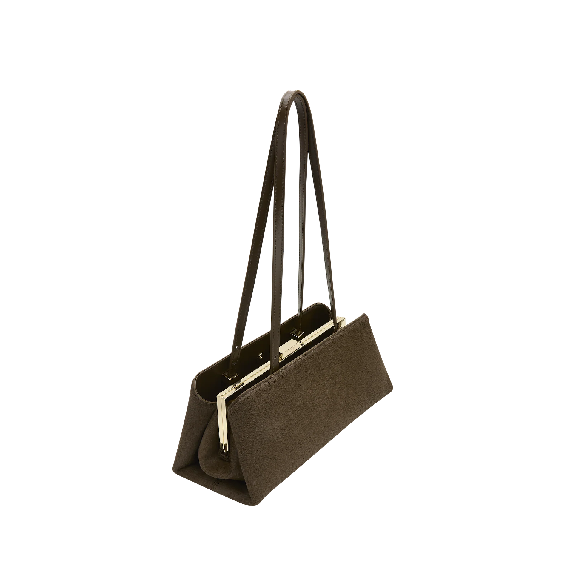 Olive Calf Hair Éclair Bag - Image 4