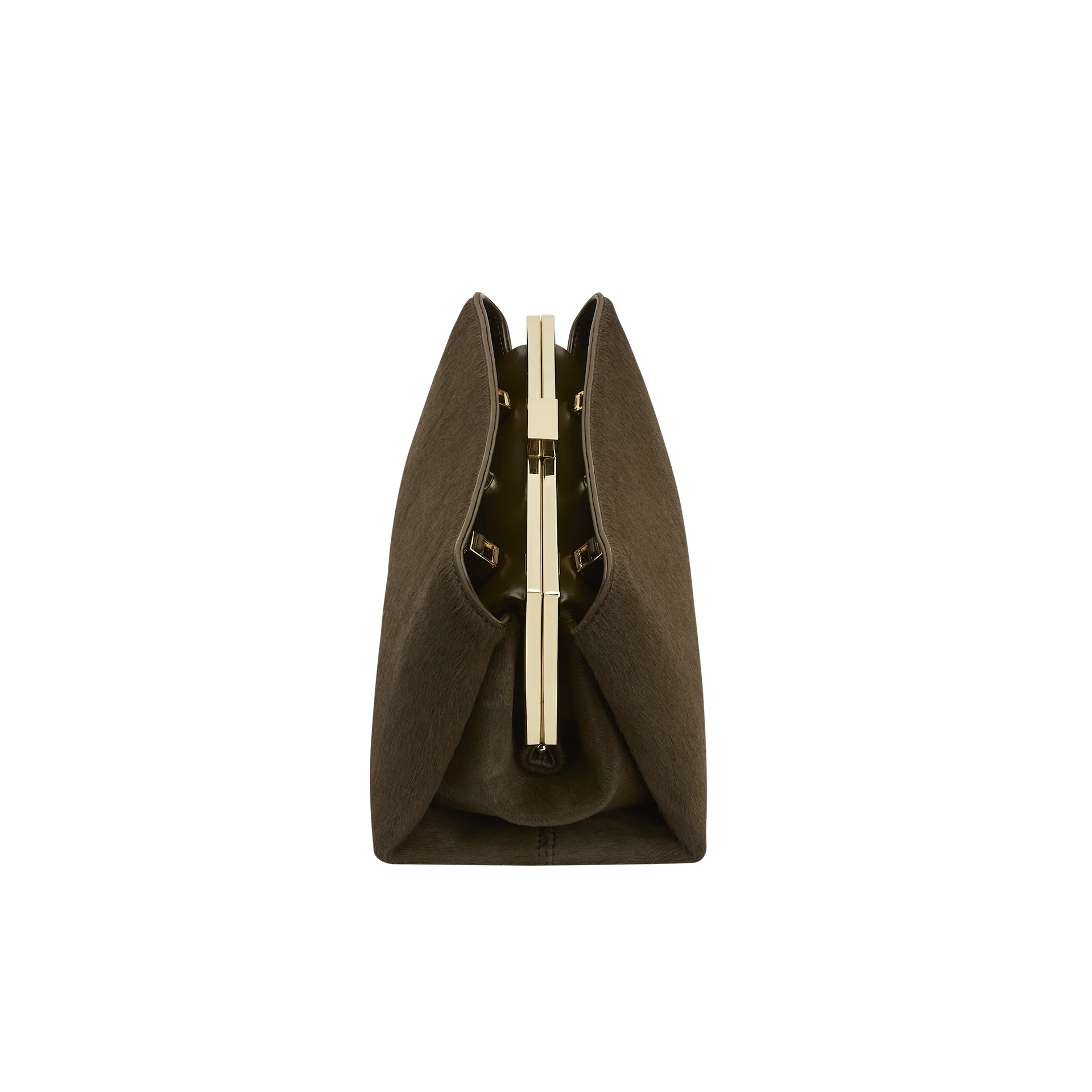 Olive Calf Hair Éclair Bag - Image 6
