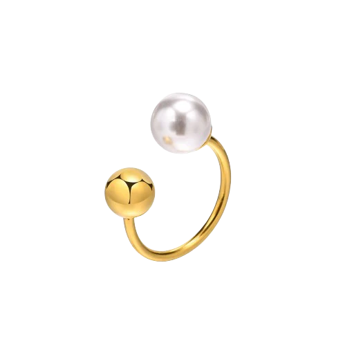 Pearl Open Ring - Image 3