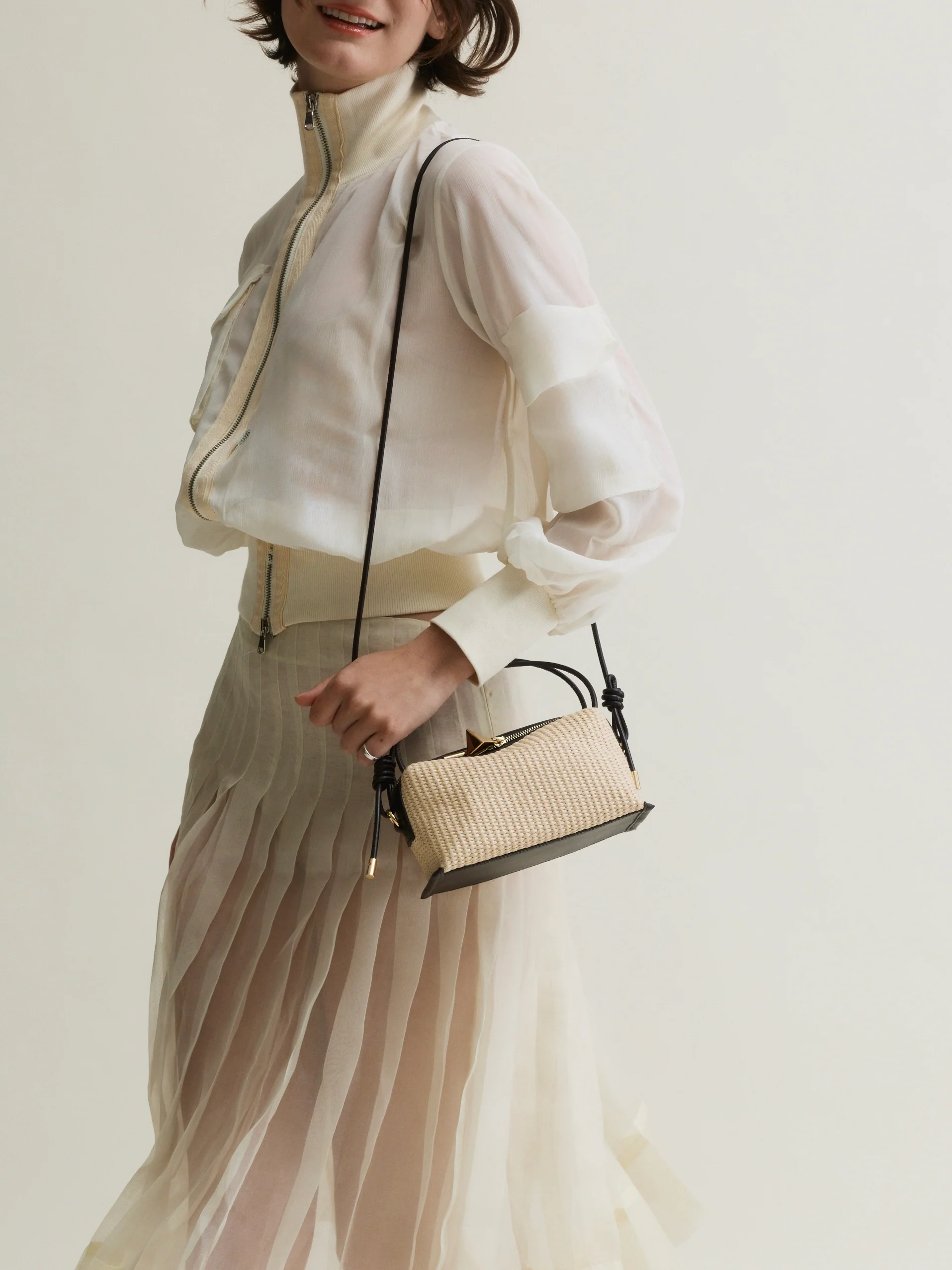 Raffia Café Mini Bag - Image 12