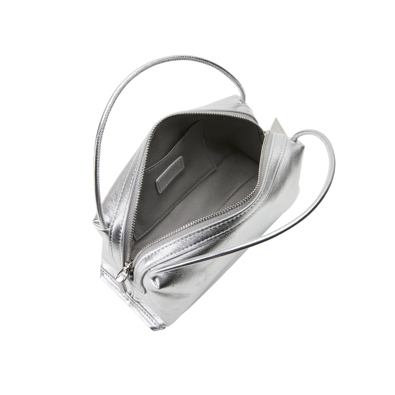 Silver Metallic Café Mini Bag - Image 3