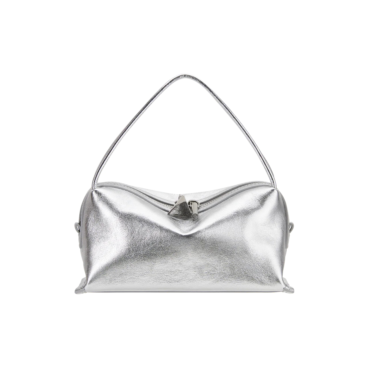 Silver Metallic Café Mini Bag - Image 4