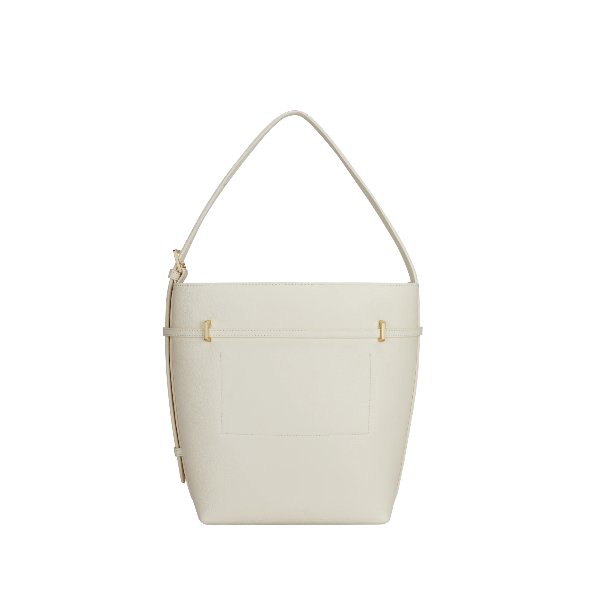 Small Ivory Belted Tote Bag - Image 3