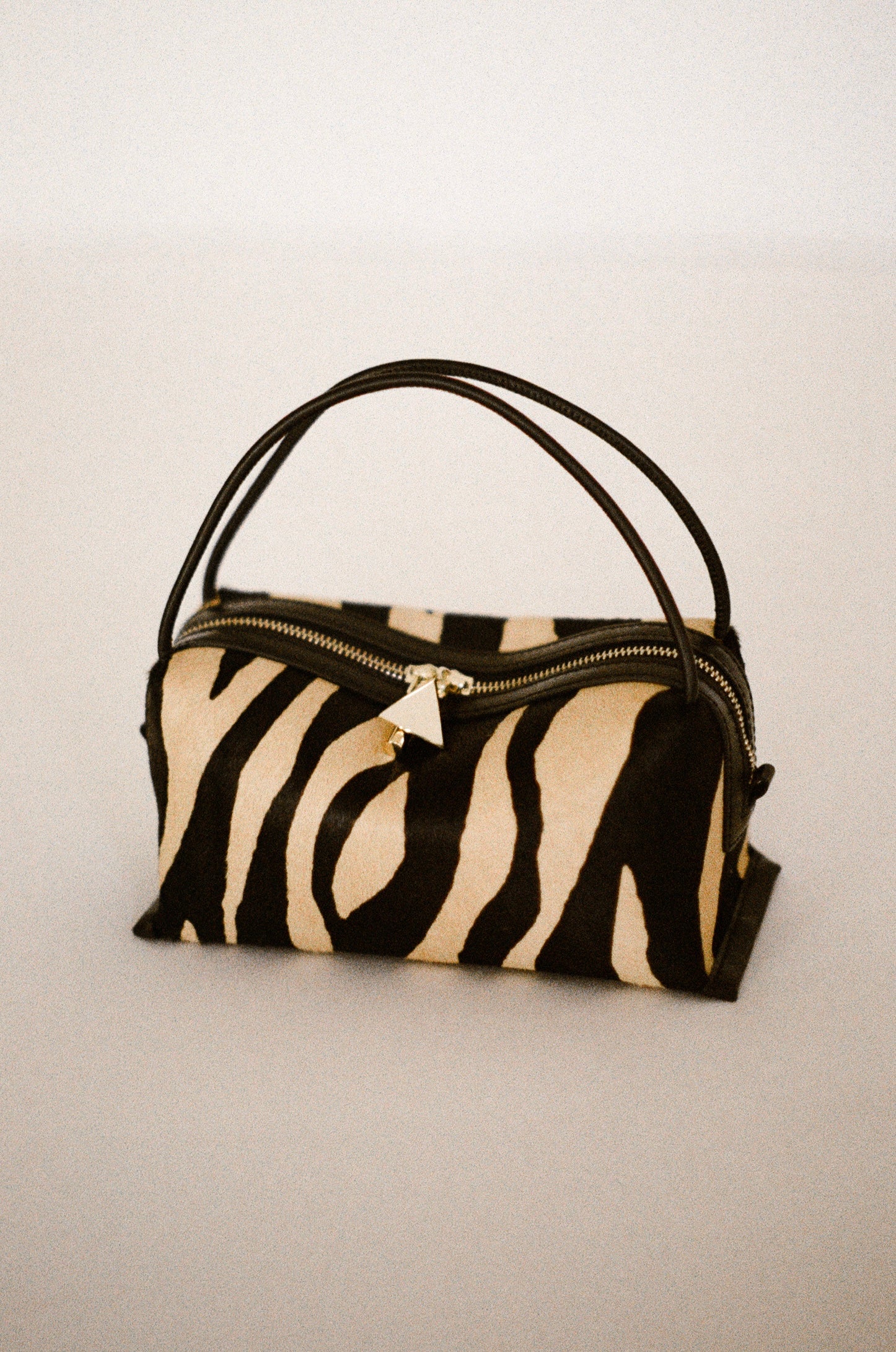 Zebra Calf Hair Café Mini Bag - Image 13