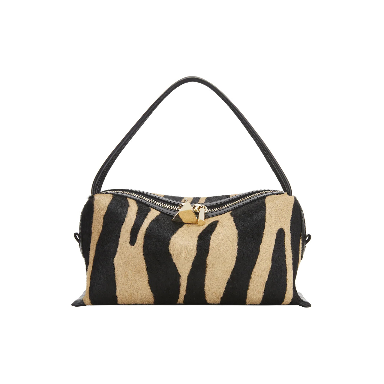 Zebra Calf Hair Café Mini Bag - Image 4