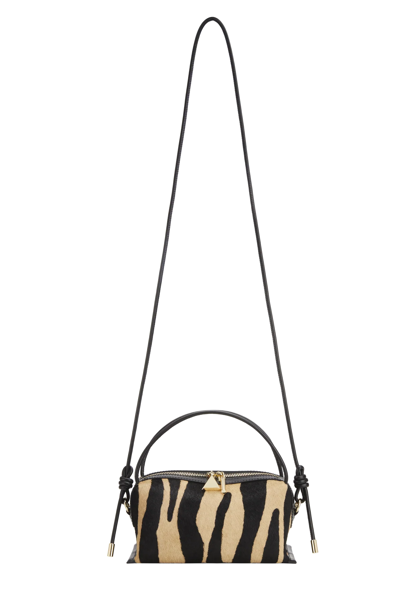 Zebra Calf Hair Café Mini Bag - Image 6