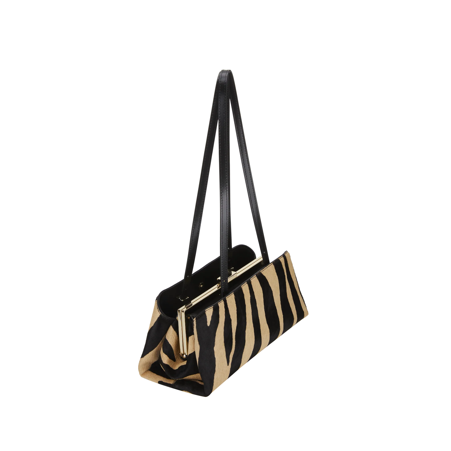 Zebra Calf Hair Éclair Bag - Image 3